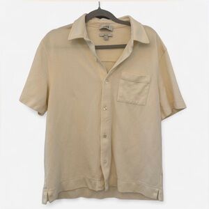 COS Light Cream Casual Button Down Shirt